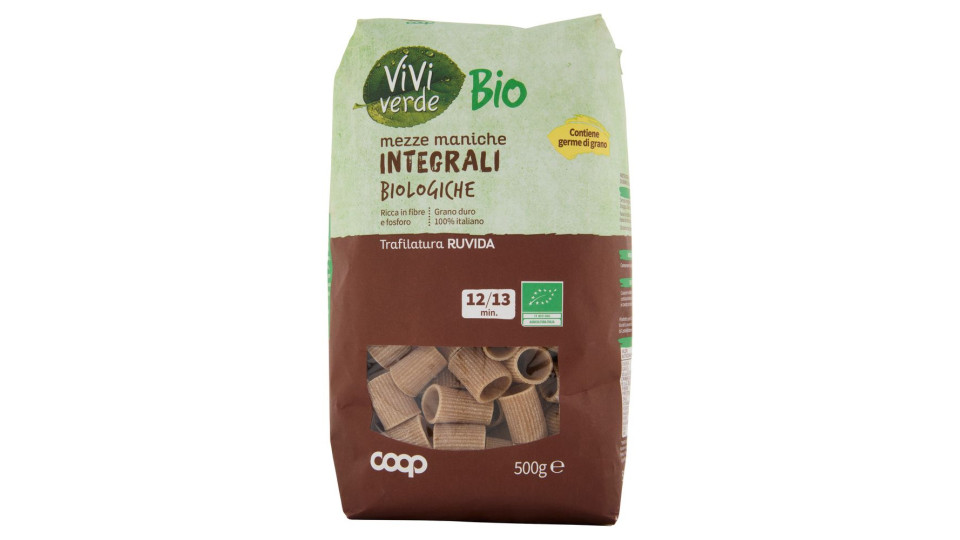 Mezze Maniche Integrali Biologiche 500 G
