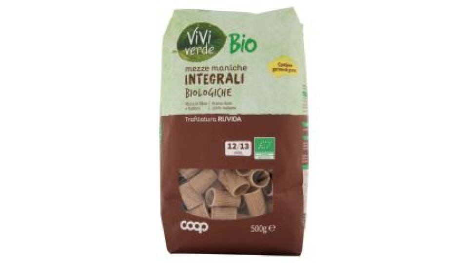 Mezze Maniche Integrali Biologiche 500 G