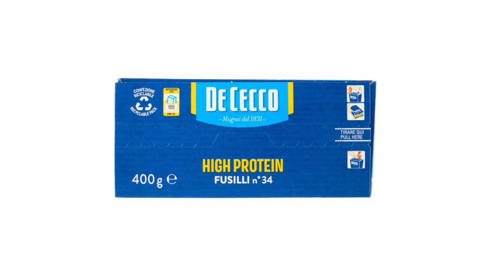 Pde Cecco High Protein Fusilli N° 34 400 G