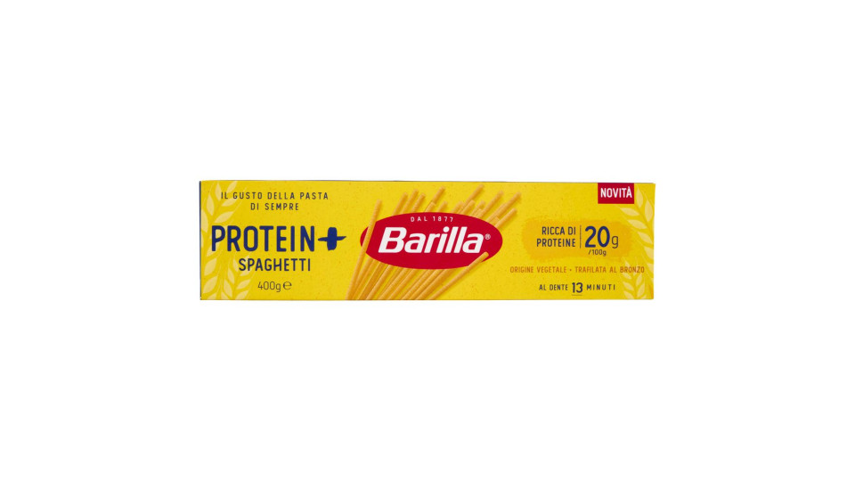 Barilla Protein+ Spaghetti, Pasta Ricca Di Proteine Di Origine Vegetale, 400 G