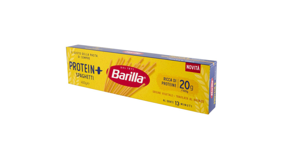 Barilla Protein+ Spaghetti, Pasta Ricca Di Proteine Di Origine Vegetale, 400 G