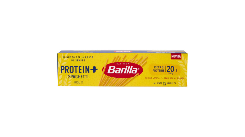 Barilla Protein+ Spaghetti, Pasta Ricca Di Proteine Di Origine Vegetale, 400 G
