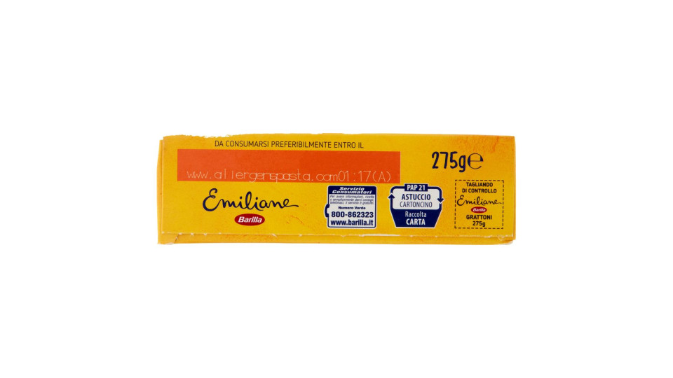 Barilla Emiliane Grattoni Pasta All'uovo 275g