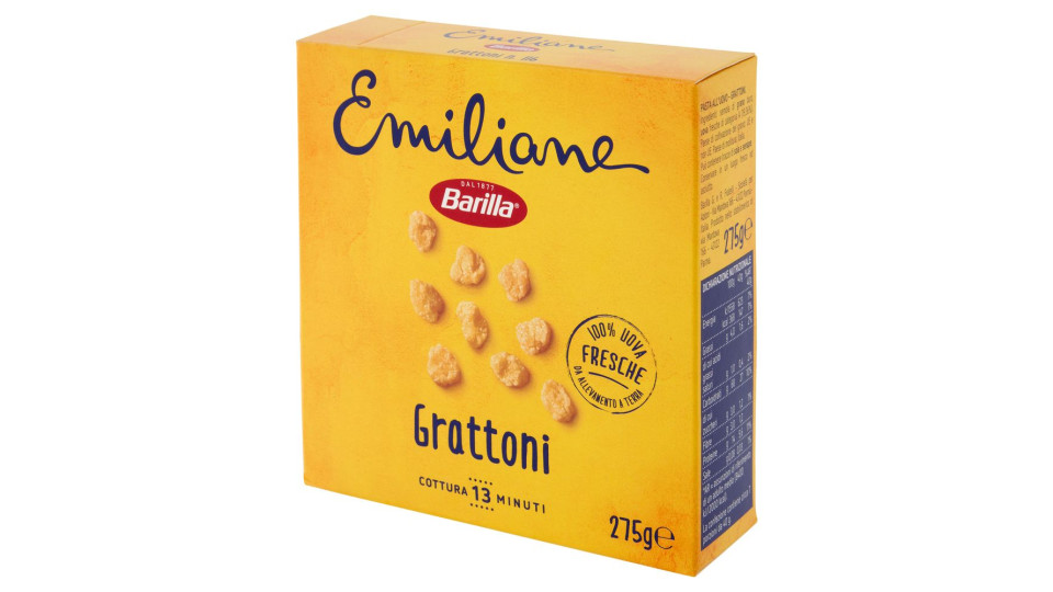 Barilla Emiliane Grattoni Pasta All'uovo 275g