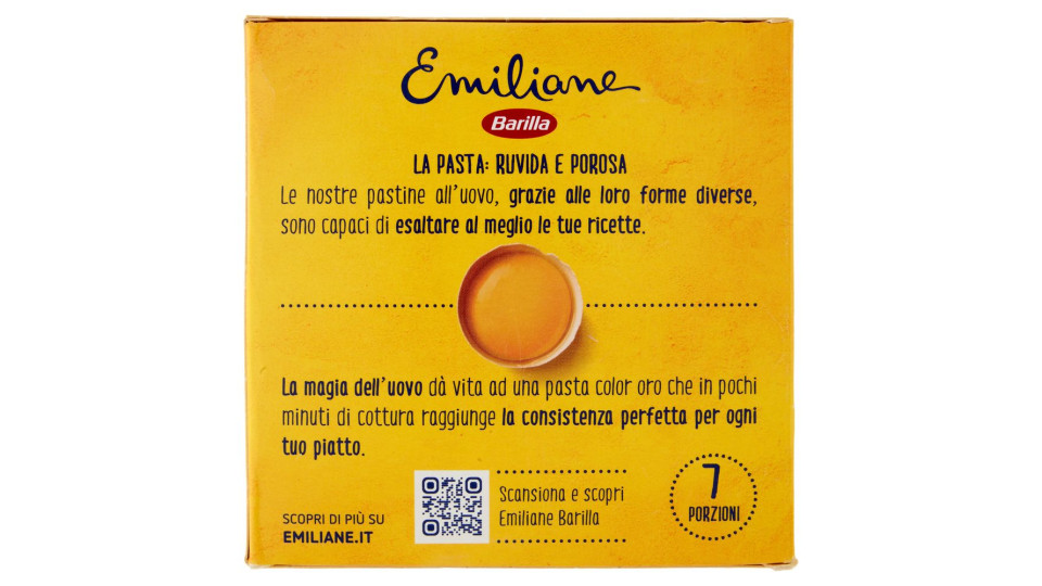 Barilla Emiliane Grattoni Pasta All'uovo 275g