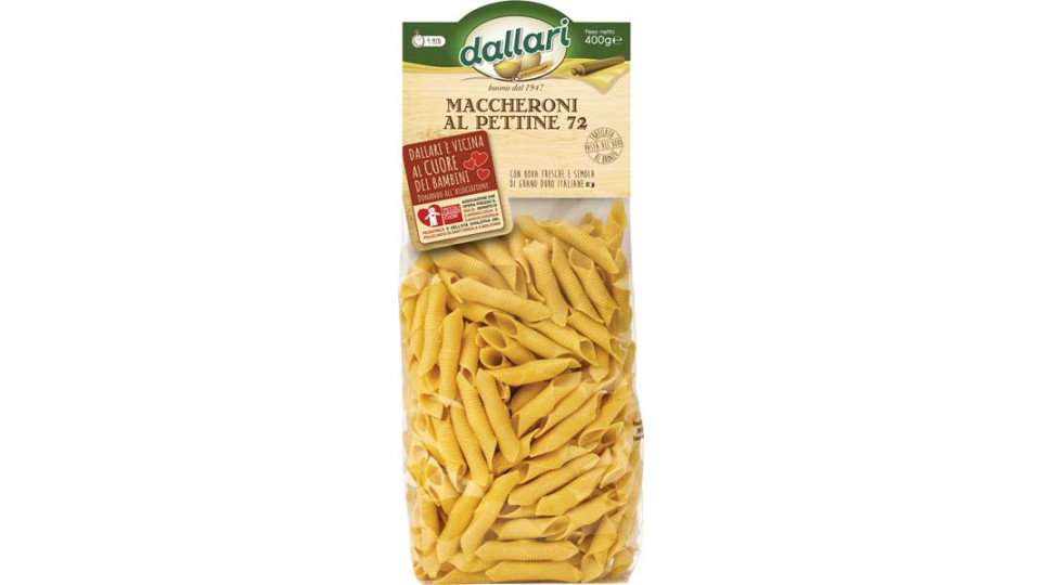 Maccheroni Al Pettine N.72 Dallari 400 G