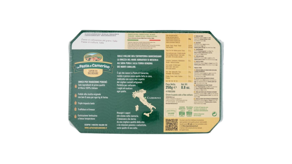 La Pasta Di Camerino Paglia E Fieno 250 G