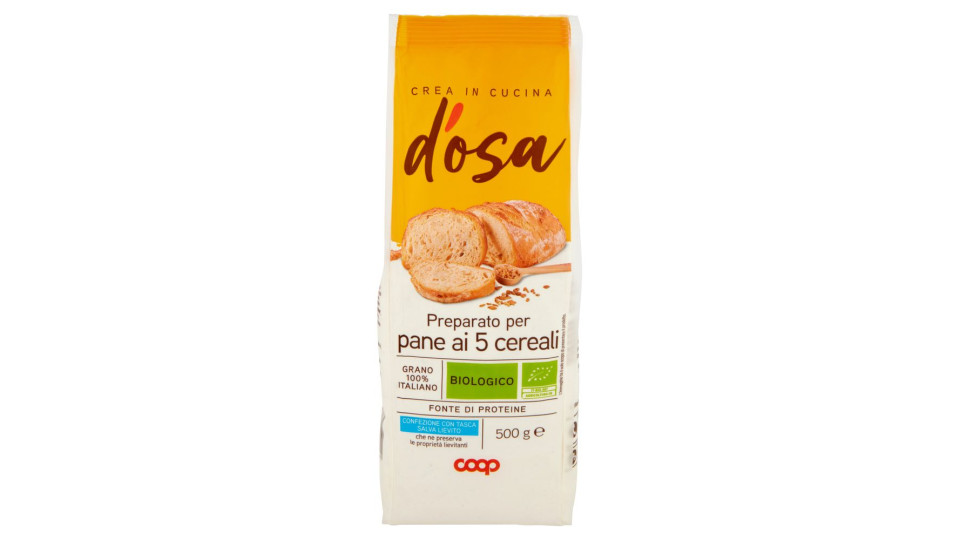 Preparato Per Pane Ai 5 Cereali Biologico 500 G