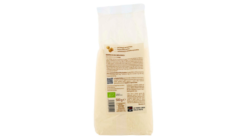 Libera Terra Il Giusto Gusto Dei Legumi Farina Di Ceci Biologica 500 G