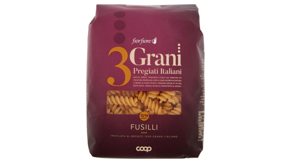 Fusilli 3 Grani 500 G