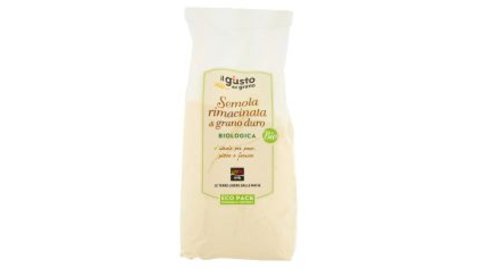 Libera Terra Il Giusto Gusto Del Grano Semola Rimacinata Di Grano Duro Biologica 500 G