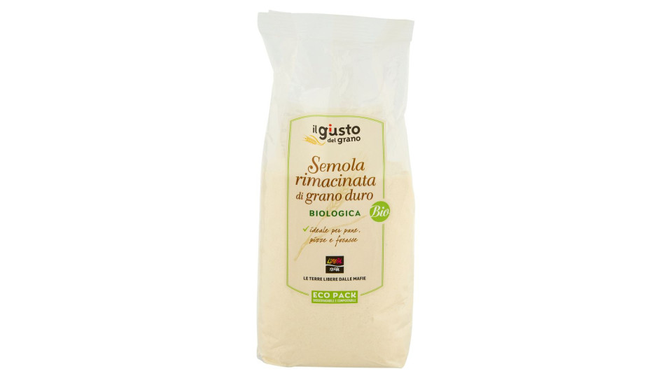 Libera Terra Il Giusto Gusto Del Grano Semola Rimacinata Di Grano Duro Biologica 500 G