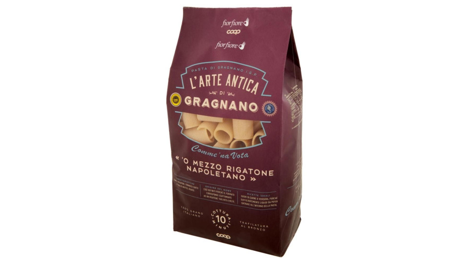 Pasta Di Gragnano I.g.p. « 'o Mezzo Rigatone Napoletano » 500 G