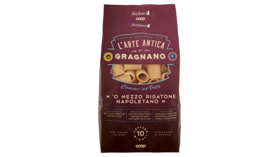 Pasta Di Gragnano I.g.p. « 'o Mezzo Rigatone Napoletano » 500 G