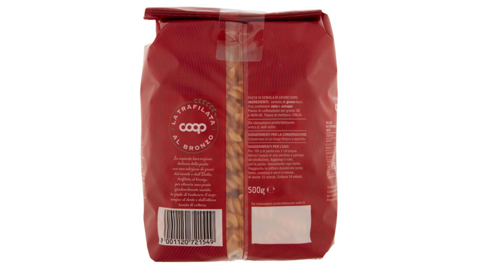 Fusilli ''la Trafilata Al Bronzo'' 500 G