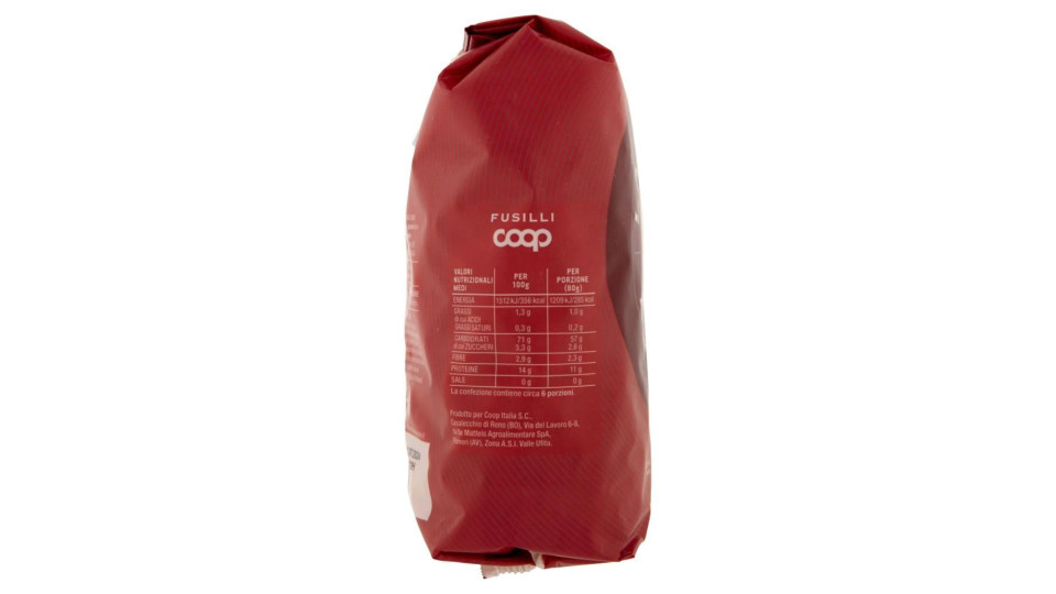 Fusilli ''la Trafilata Al Bronzo'' 500 G