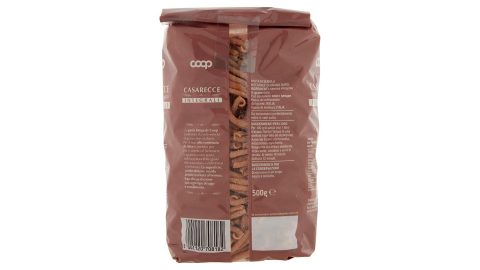 Casarecce Integrali 500 G