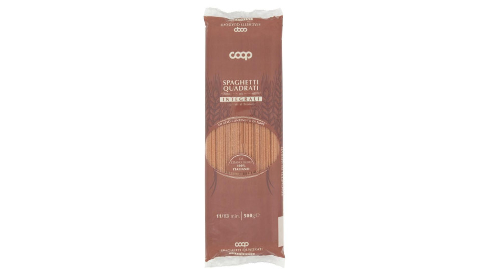 Spaghetti Quadrati Integrali 500 G
