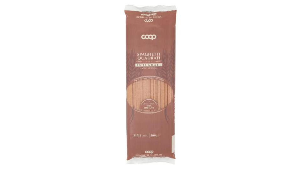 Spaghetti Quadrati Integrali 500 G