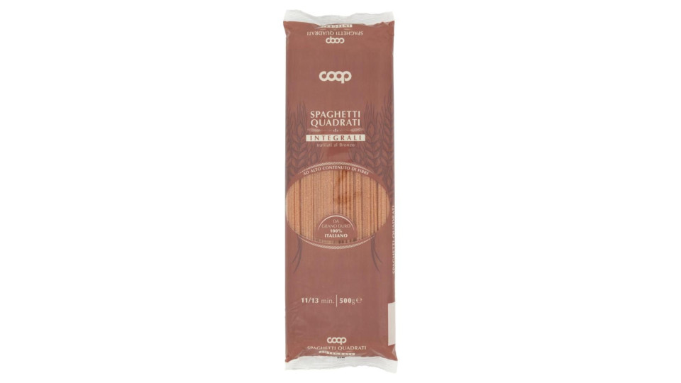 Spaghetti Quadrati Integrali 500 G