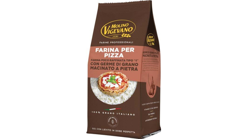 Farina Per Pizza Tipo ''1'' Molino Vigevano 500 G