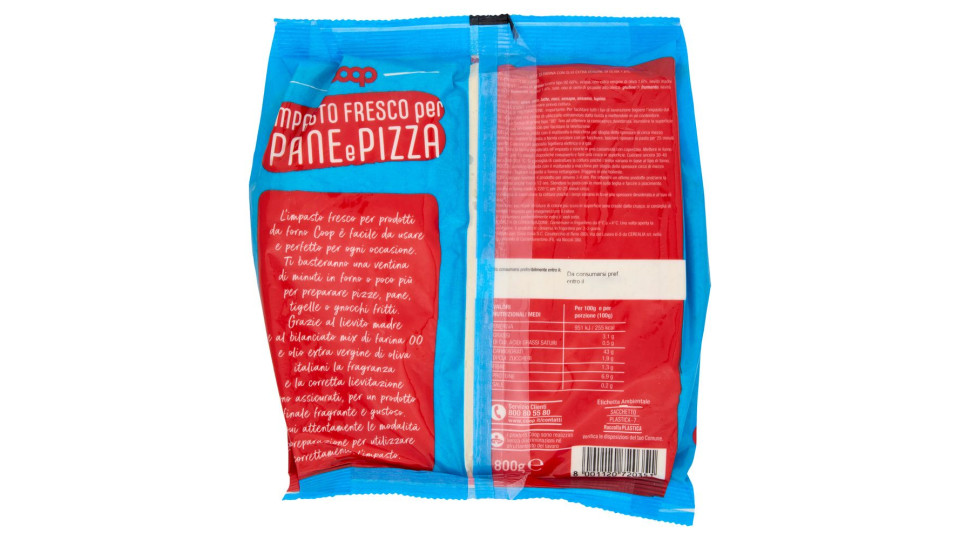Impasto Fresco Per Pane E Pizza 800 G