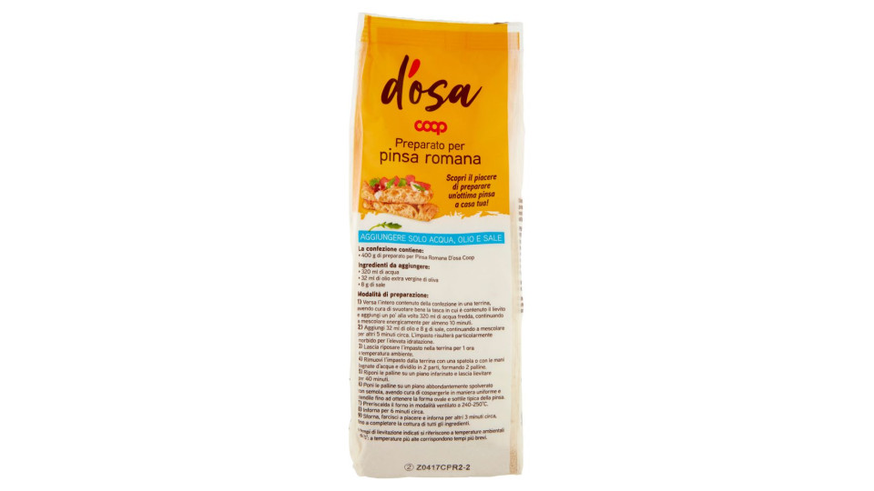 Preparato Per Pinsa Romana 400 G
