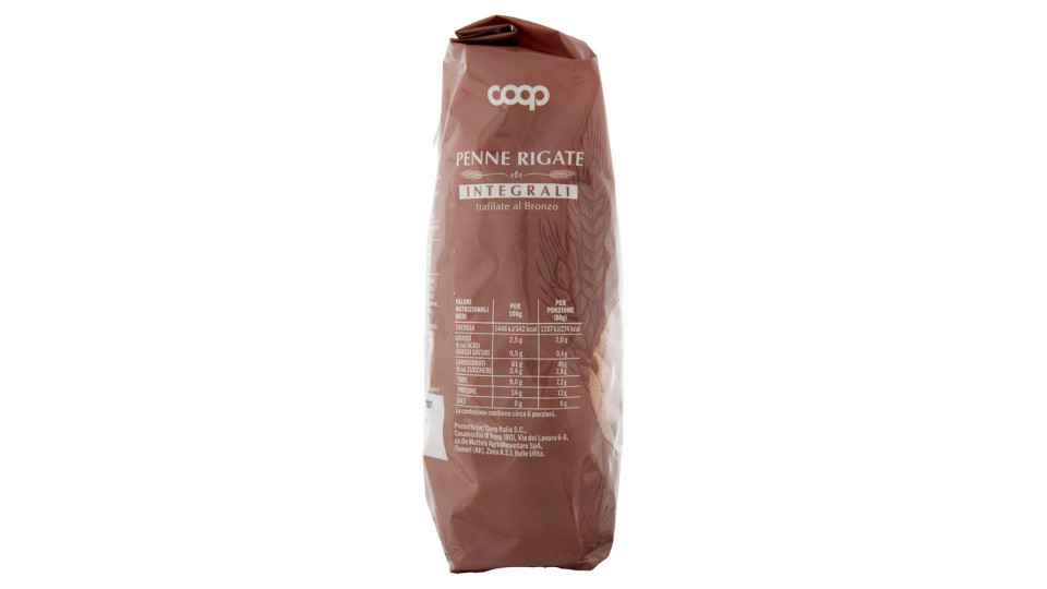 Penne Rigate Integrali 500 G