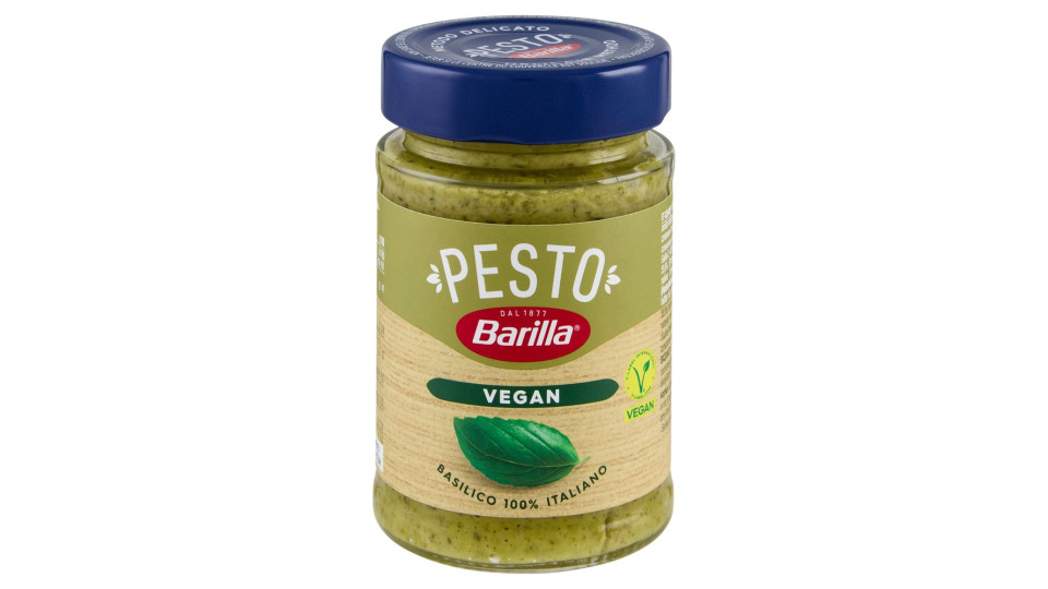 Barilla Pesto Genovese Vegan Condimento E Sugo Per Pasta 195 G