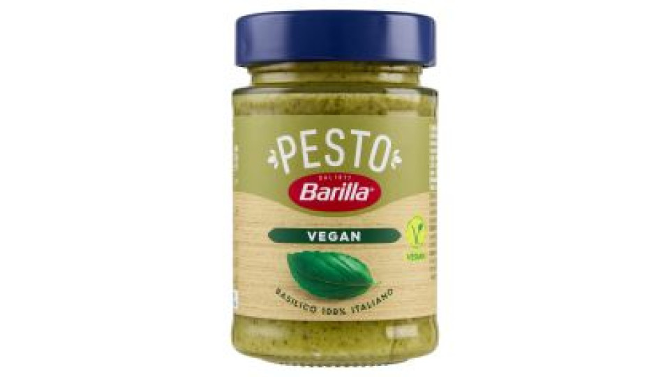 Barilla Pesto Genovese Vegan Condimento E Sugo Per Pasta 195 G
