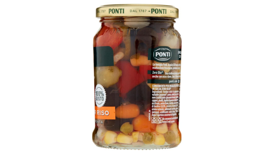 Ponti Zero Olio Insalata Per Riso Con Basilico E Menta 300 G