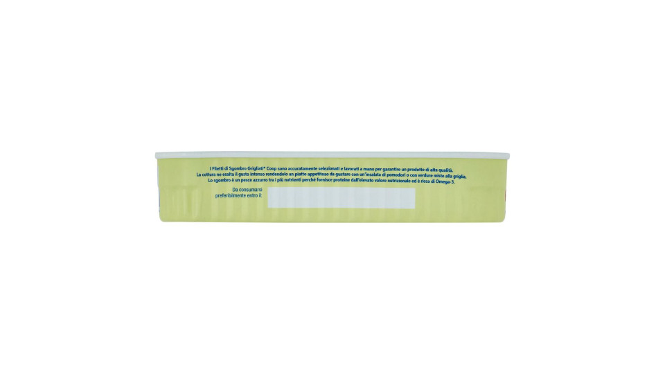 Filetti Di Sgombro Grigliati* All'olio Extra Vergine Di Oliva 120 G