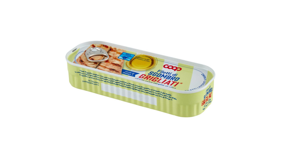 Filetti Di Sgombro Grigliati* All'olio Extra Vergine Di Oliva 120 G