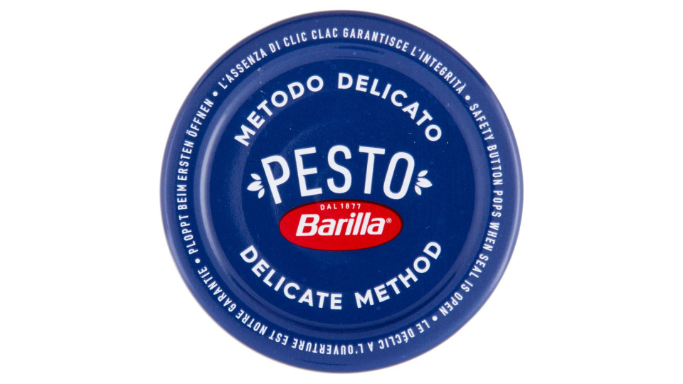 Barilla Pesto Basilico E Pistacchio Condimento E Sugo Per Pasta 190 G