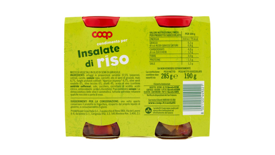Condimento Per Insalate Di Riso 2 X 285 G