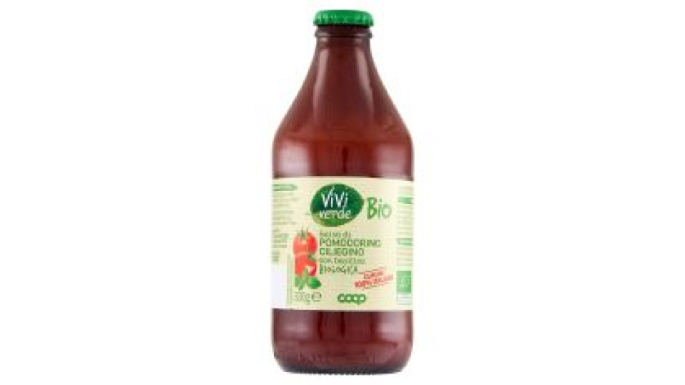 Salsa Di Pomodorino Ciliegino Con Basilico Biologica 330 G