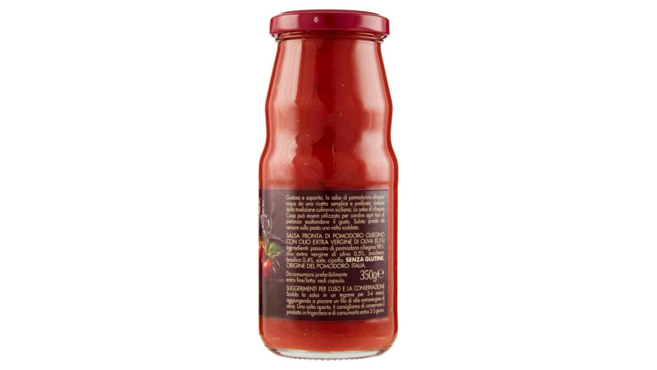 Salsa Di Pomodorino Ciliegino Giallo Di Sicilia 330 G