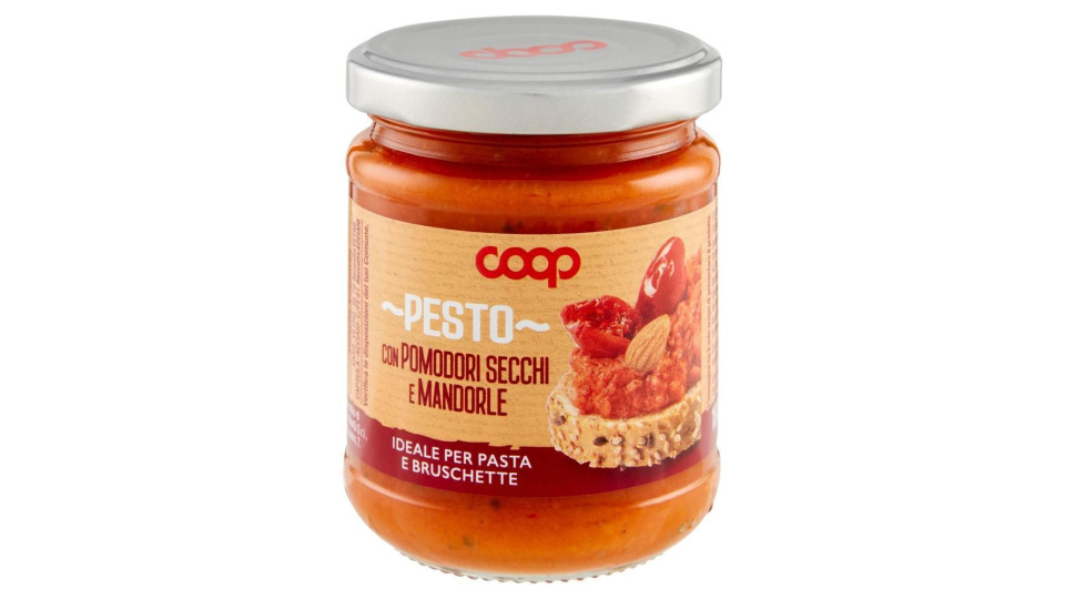 Pesto Con Pomodori Secchi E Mandorle 180 G