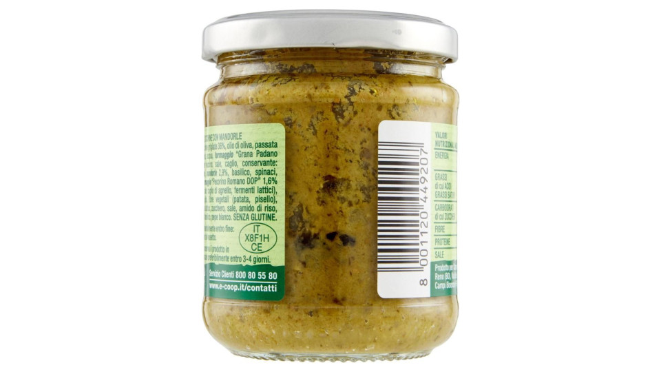Pesto Con Zucchine E Mandorle 180 G