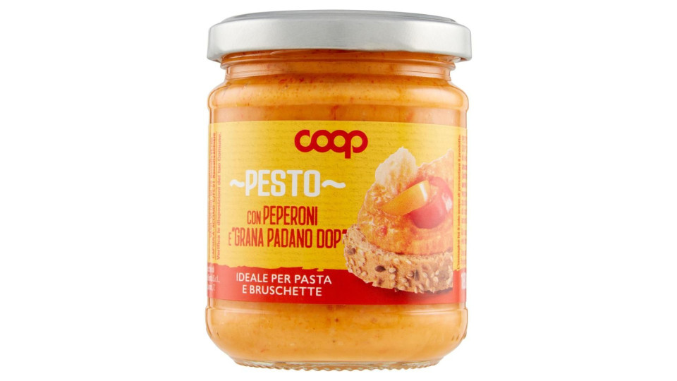 Pesto Con Peperoni E 'grana Padano Dop' 180 G