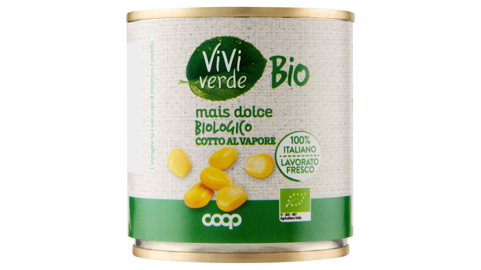 Mais Dolce Biologico Cotto Al Vapore 160 G