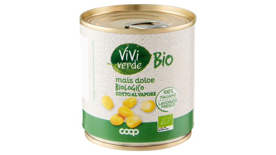 Mais Dolce Biologico Cotto Al Vapore 160 G