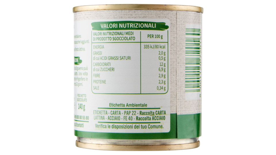 Mais Dolce Biologico Cotto Al Vapore 160 G