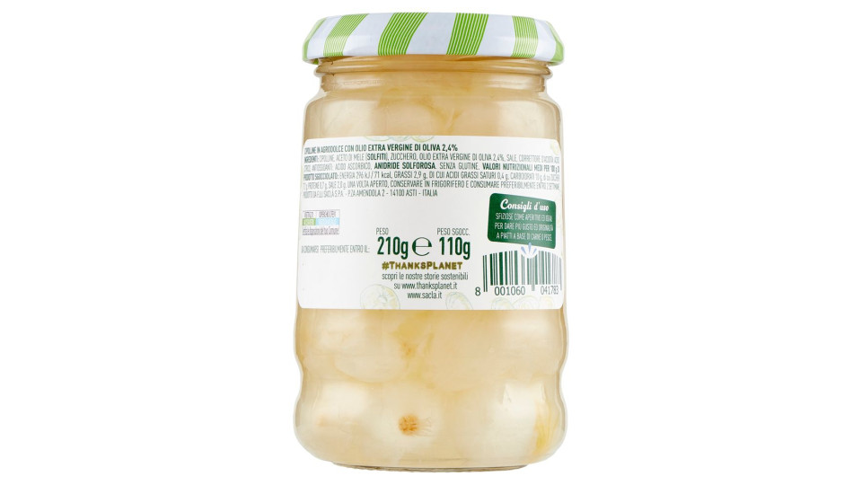 Saclà Sfiziolì Cipolline 210 G