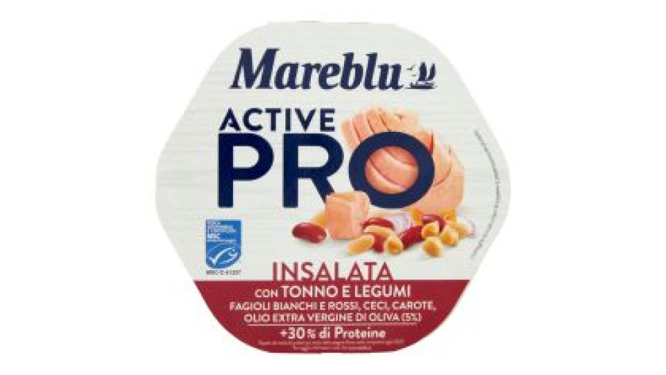 Mareblu Active Pro Insalata Con Tonno E Legumi 220 G