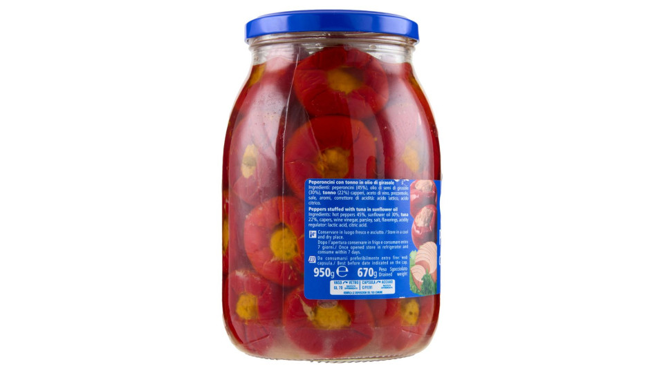 Neri Peperoncini Con Tonno 950 G