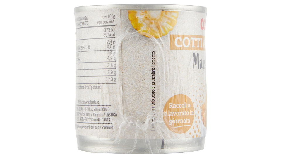 Mais Dolce Cotti A Vapore 3 X 150 G