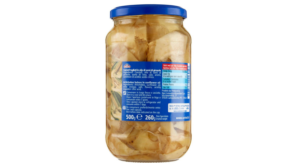 Neri Carciofi Tagliati 500 G
