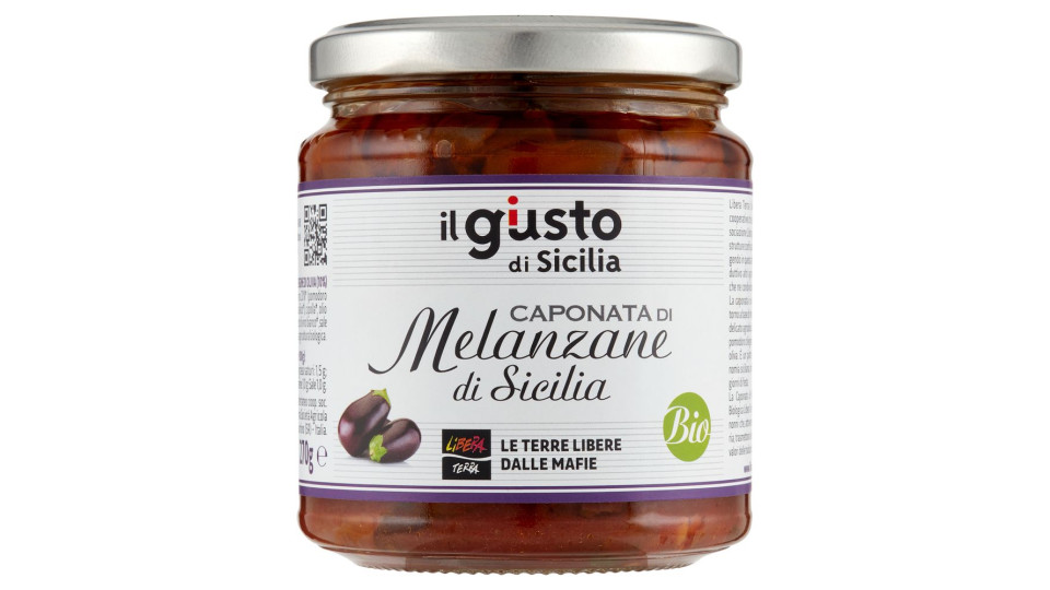 Libera Terra Il Giusto Gusto Di Sicilia Caponata Di Melanzane Di Sicilia Bio 270 G