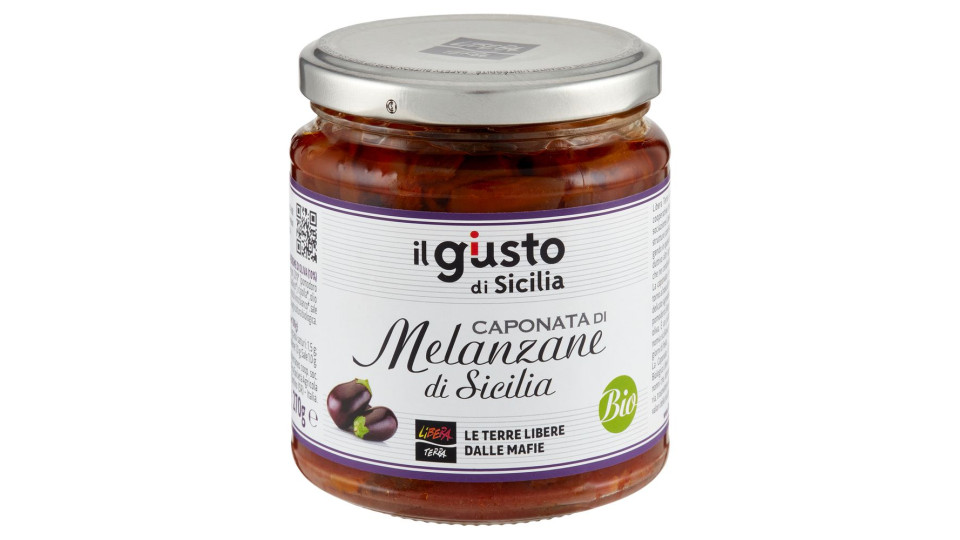 Libera Terra Il Giusto Gusto Di Sicilia Caponata Di Melanzane Di Sicilia Bio 270 G